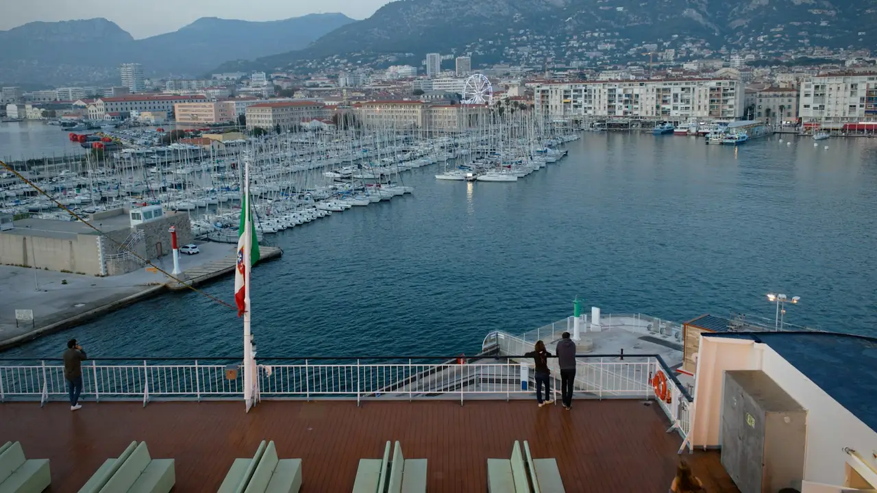 La rade et le port de Toulon