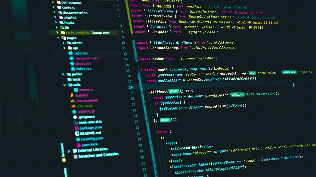 Code source d'un site dans un éditeur